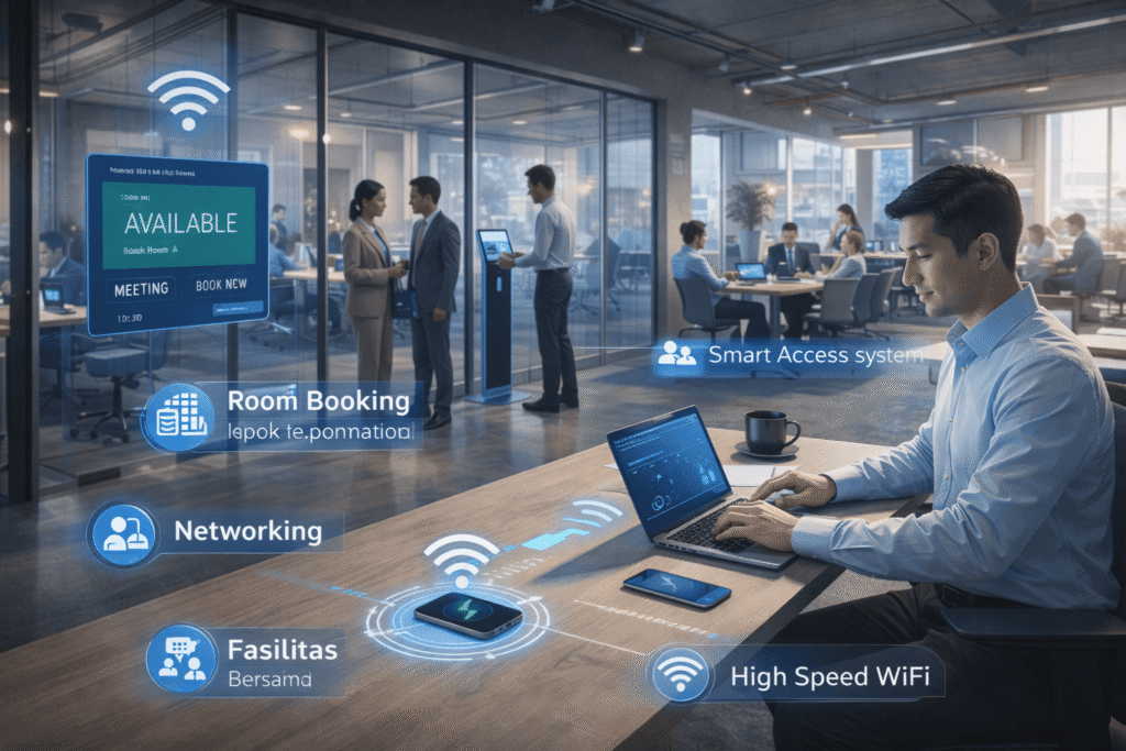 tren coworking space di Indonesia 2025 dengan ruang kerja modern