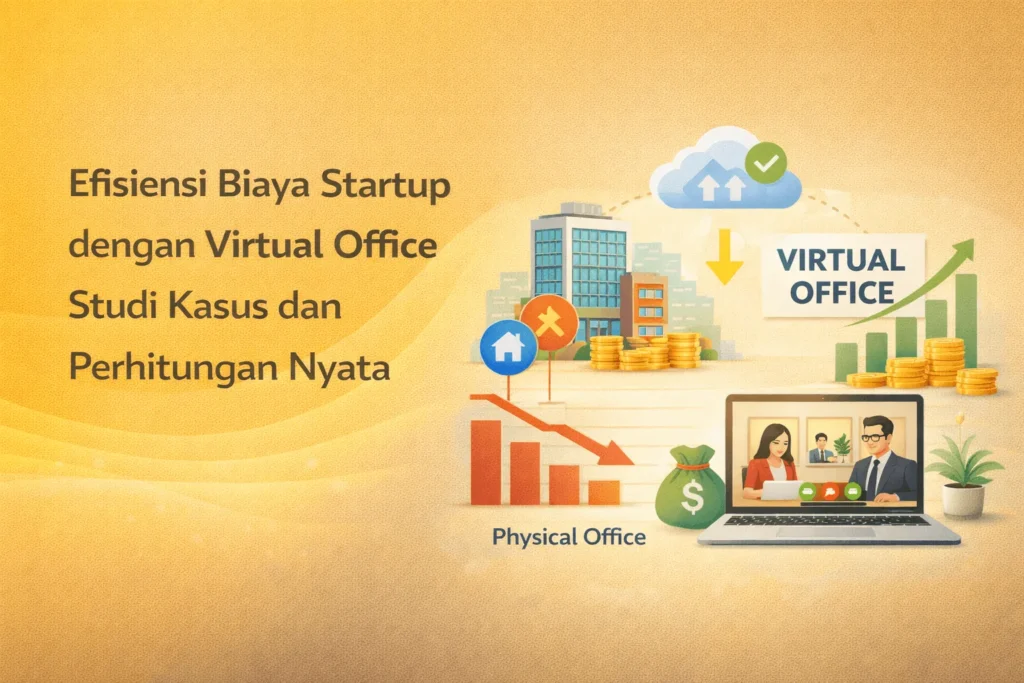 efisiensi biaya startup dengan virtual office
