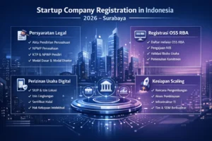 cara mendirikan PT di Indonesia 2026 untuk bisnis startup di Surabaya